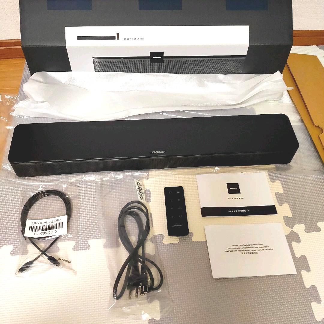 Bose TV Speaker ブラック 本体と付属品 Bose TV Speaker | ボーズ