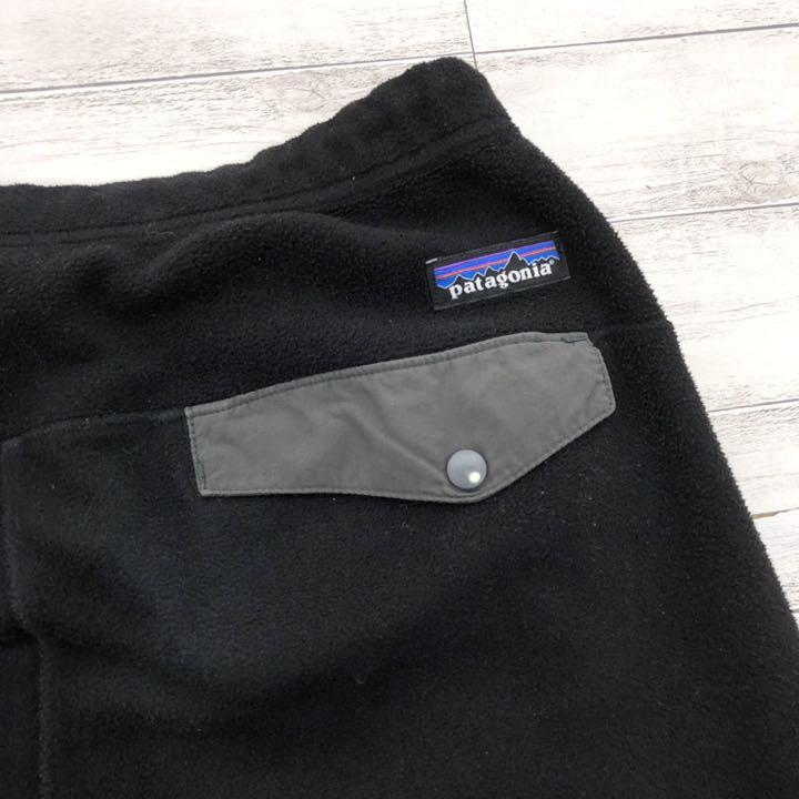 patagonia パタゴニア シンチラスナップ フリースパンツ ブラック S patagonia パタゴニア シンチラスナップ フリースパンツ ブラック S