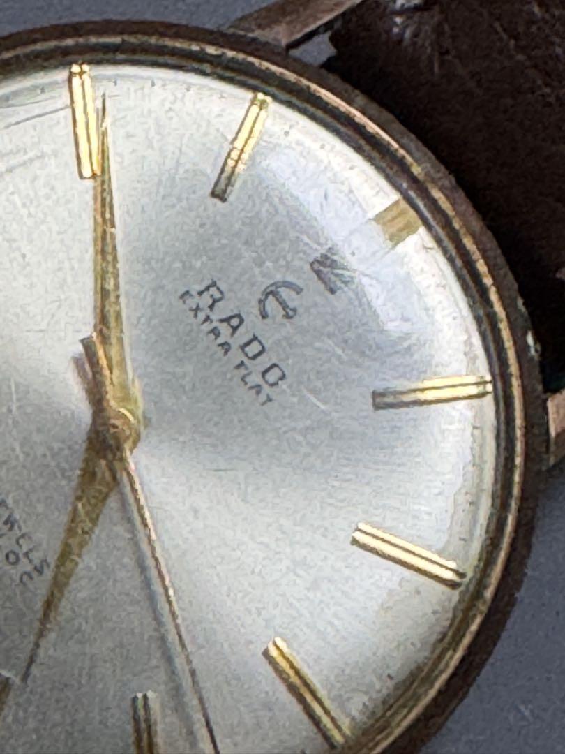 腕時計　RADO Extra Flat ラドー　25石　インカブロック　手巻き