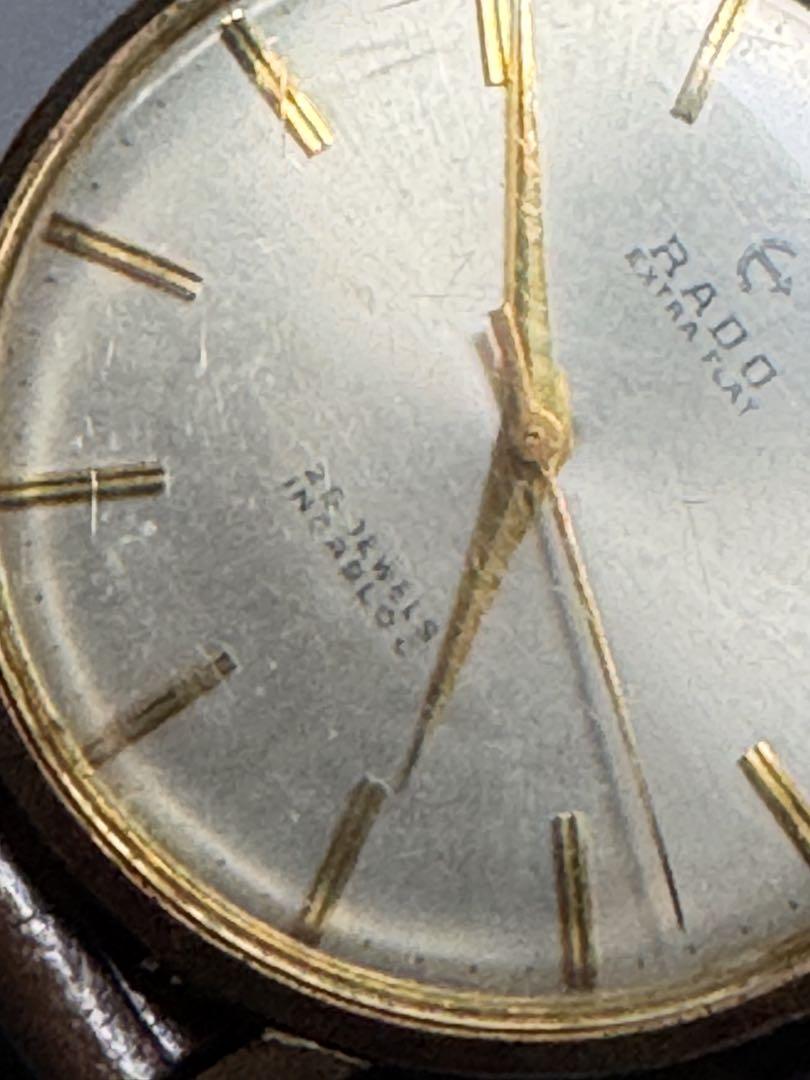 腕時計　RADO Extra Flat ラドー　25石　インカブロック　手巻き