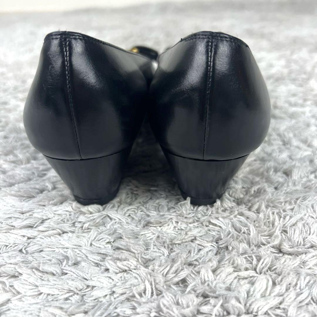 【美品】サルヴァトーレフェラガモ　パンプス　ヴァラリボン　6 1/2C
