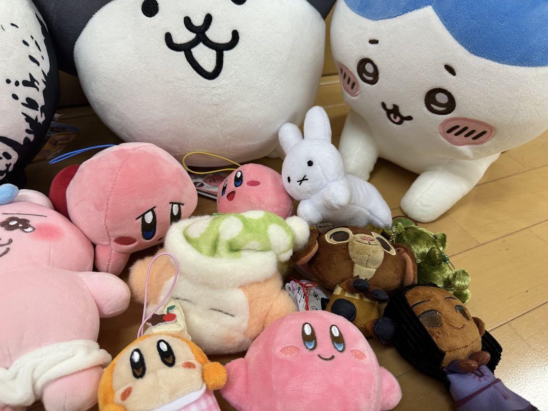 ぬいぐるみ13個まとめ売り★にゃんこ大戦争　ちいかわ　おぱんちゅうさぎ　カービィ