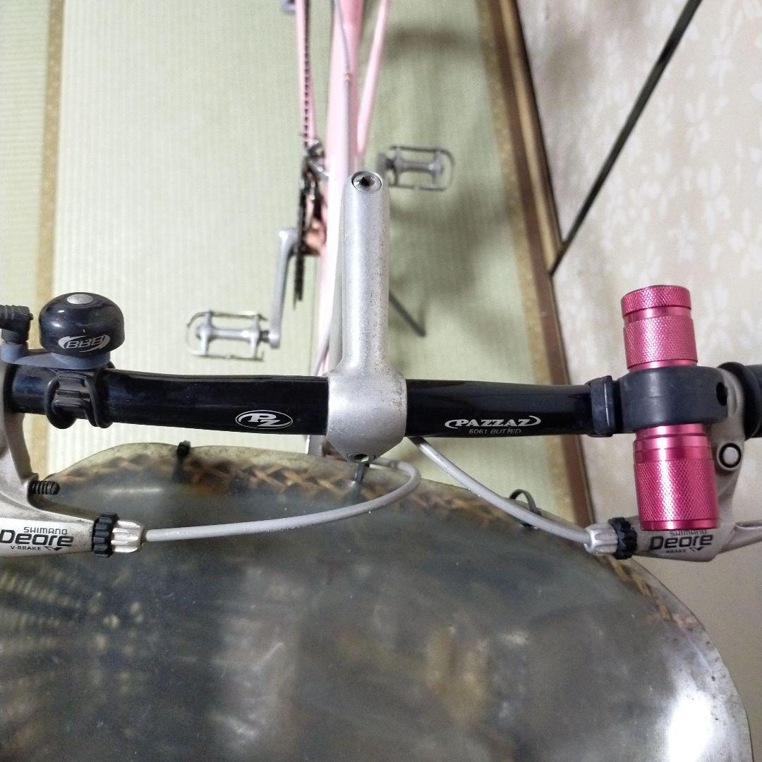 岩井サイクル　ganwell 　レディースロード パールピンク　京都市内受け渡し