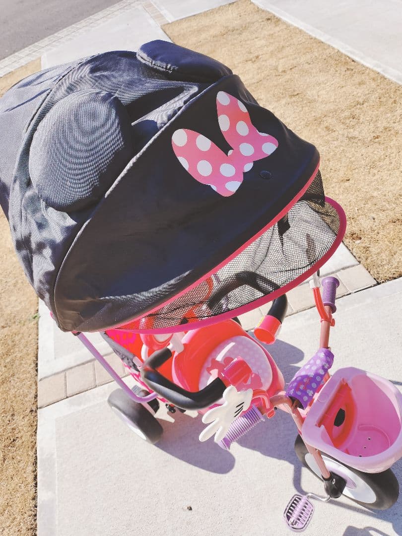 ミニー、三輪車