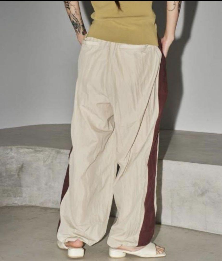todayful Nylon Line Pants 36 ナチュラル