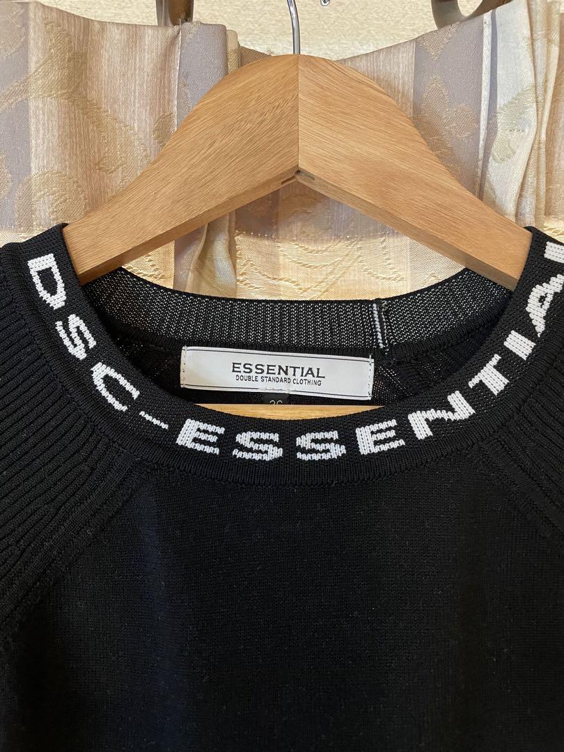 ESSENTIAL リブスリーブニットプルオーバー