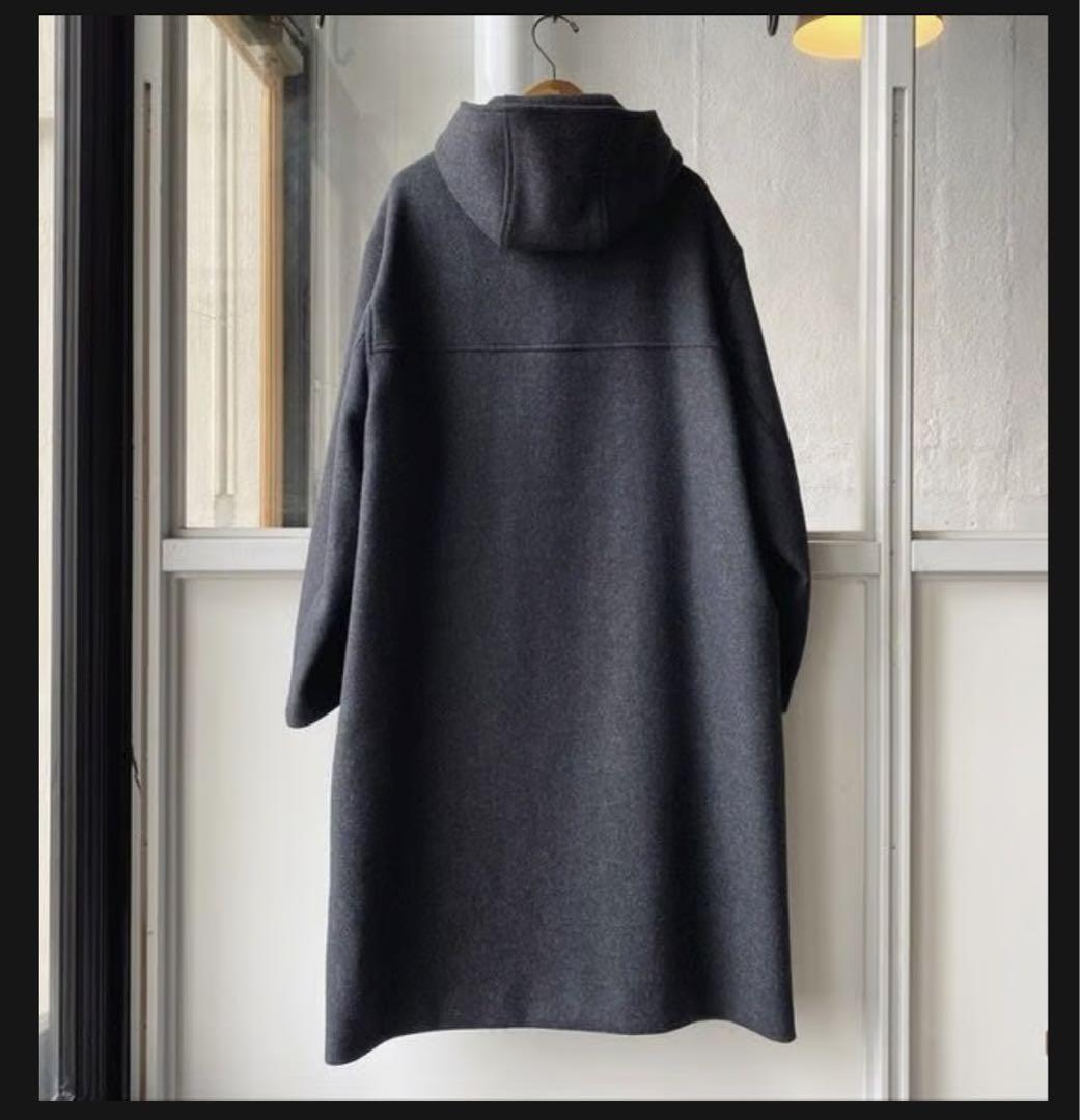 ジャケット・アウター AURALEE LIGHT MELTON HOODED COAT