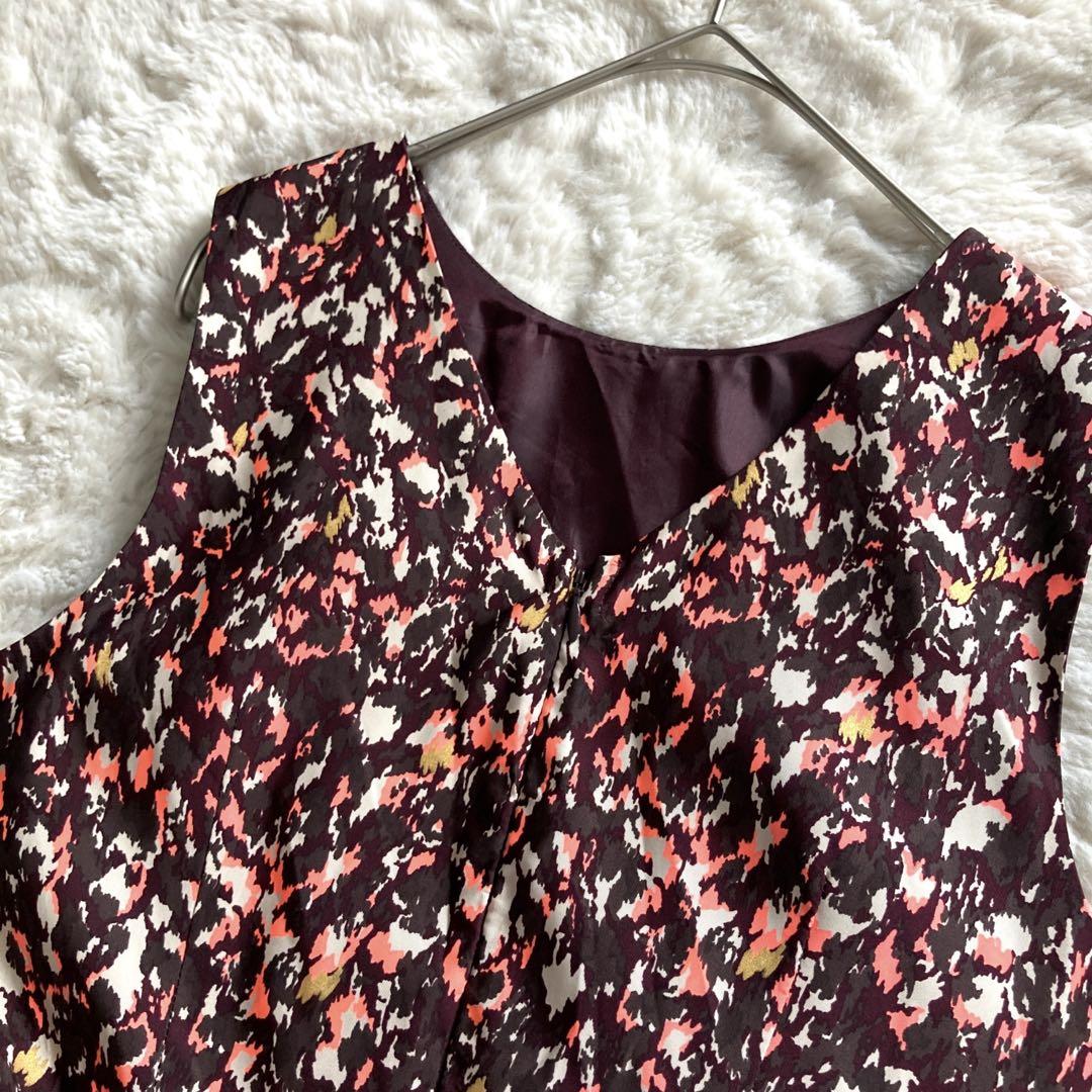 FRAY I.D／グリッターカモフラワンピース ワイン サイズ1 チュール FRAY I.D／グリッターカモフラワンピース ワイン サイズ1