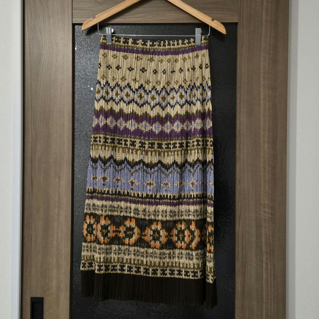 ISSEY MIYAKE PLEATS PLEASE ロングスカート