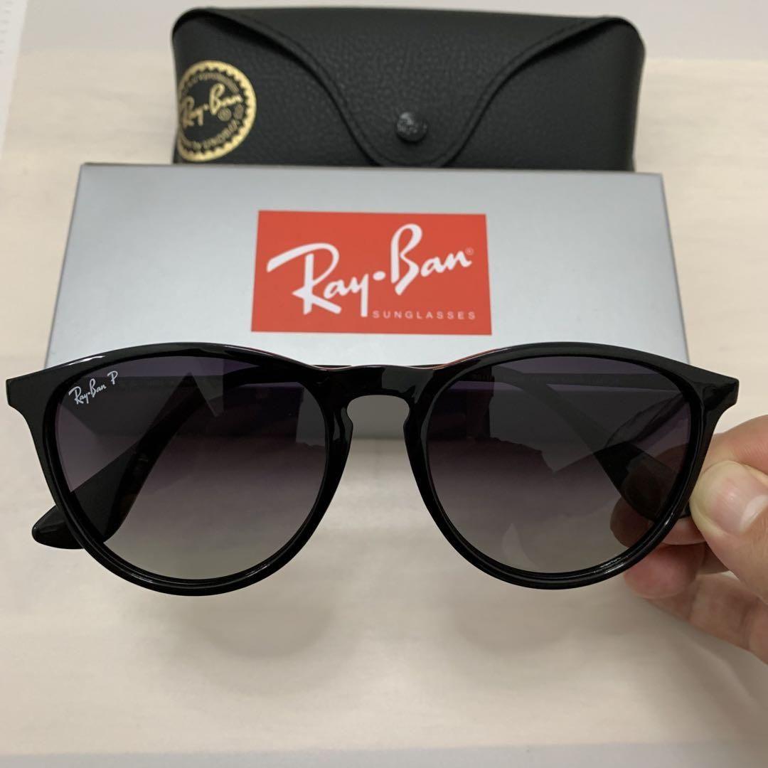 Ray-Ban レイバン 偏光サングラス ERIKA METAL RB3539 002/T3