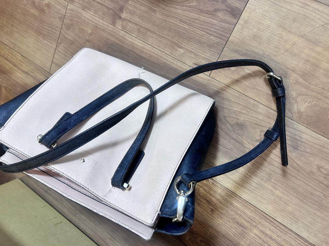 Kate Spade トートバッグ ピンク ネイビー