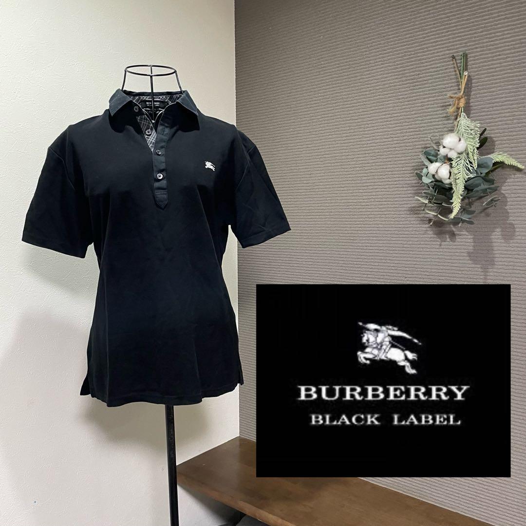 BURBERRY BLACK LABEL バーバリーブラックレーベル ポロシャツ
