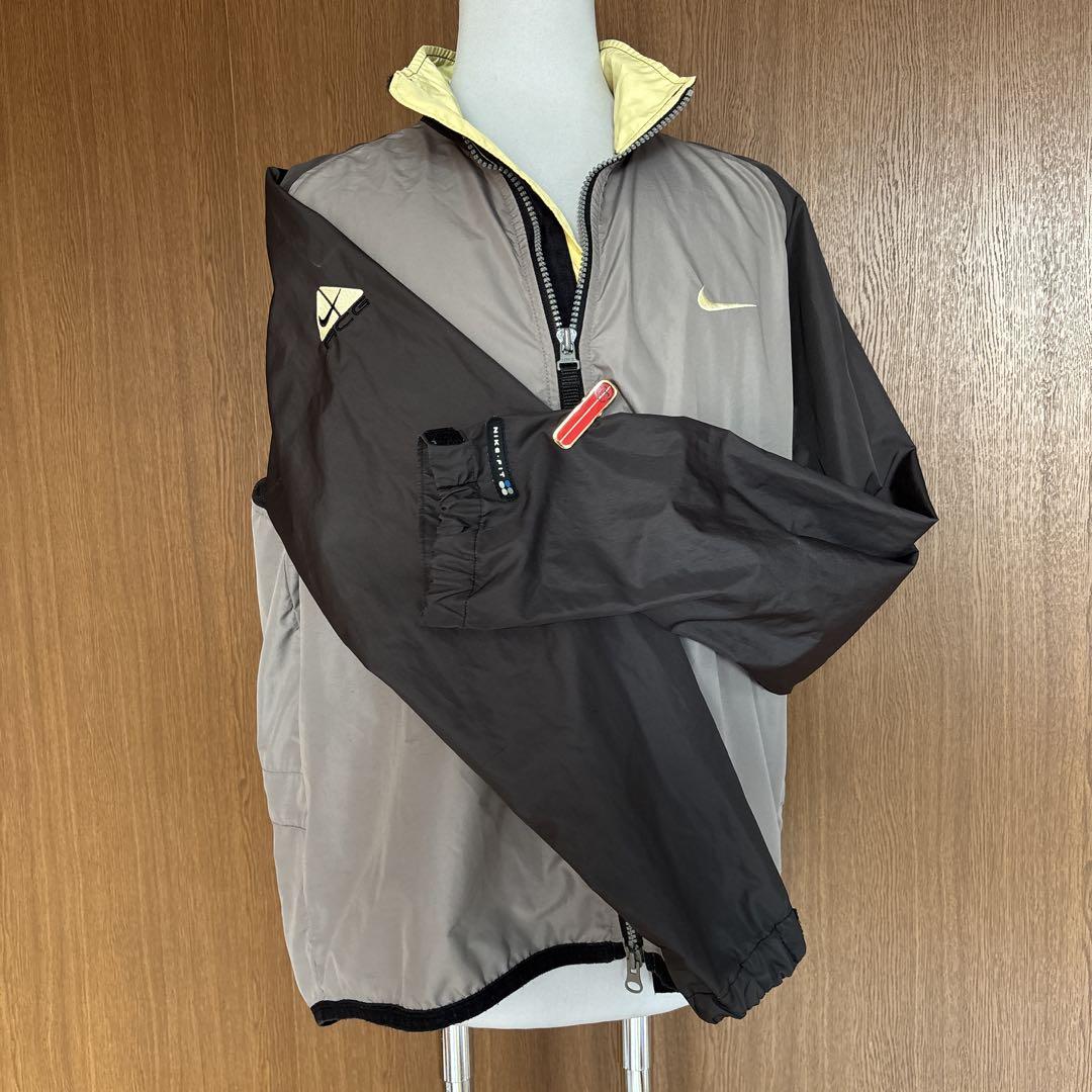 NIKE★GYAKUSOU★M★トラックジャケット★ウィンドブレーカー グレー Nike ウィンドブレーカー グレー/ブラック - メルカリ