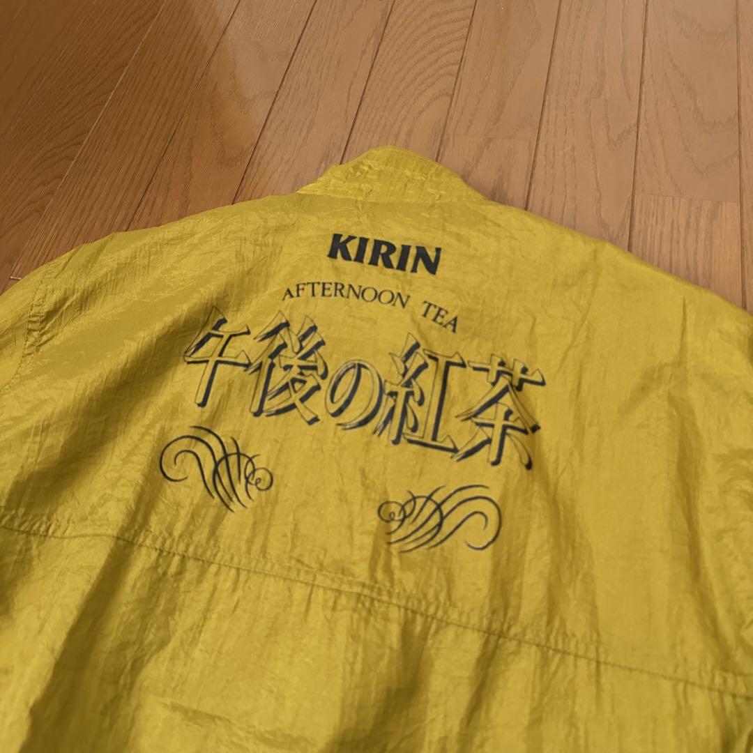 KIRIN ナイロン スイングトップ ナイロン ジャケット ブルゾン イエロー