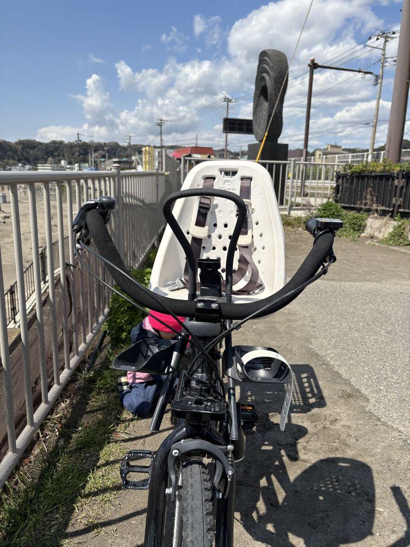限定セールをすべて Panasonic×BEMS 電動アシスト自転車 黒 チャイルドシート付き 自転車本体