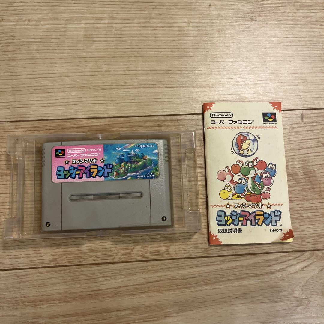 【美品】スーパーマリオ　ヨッシーアイライド(スーパーファミコン専用ソフト) スーパーマリオ ヨッシーアイランド スーファミソフト - メルカリ