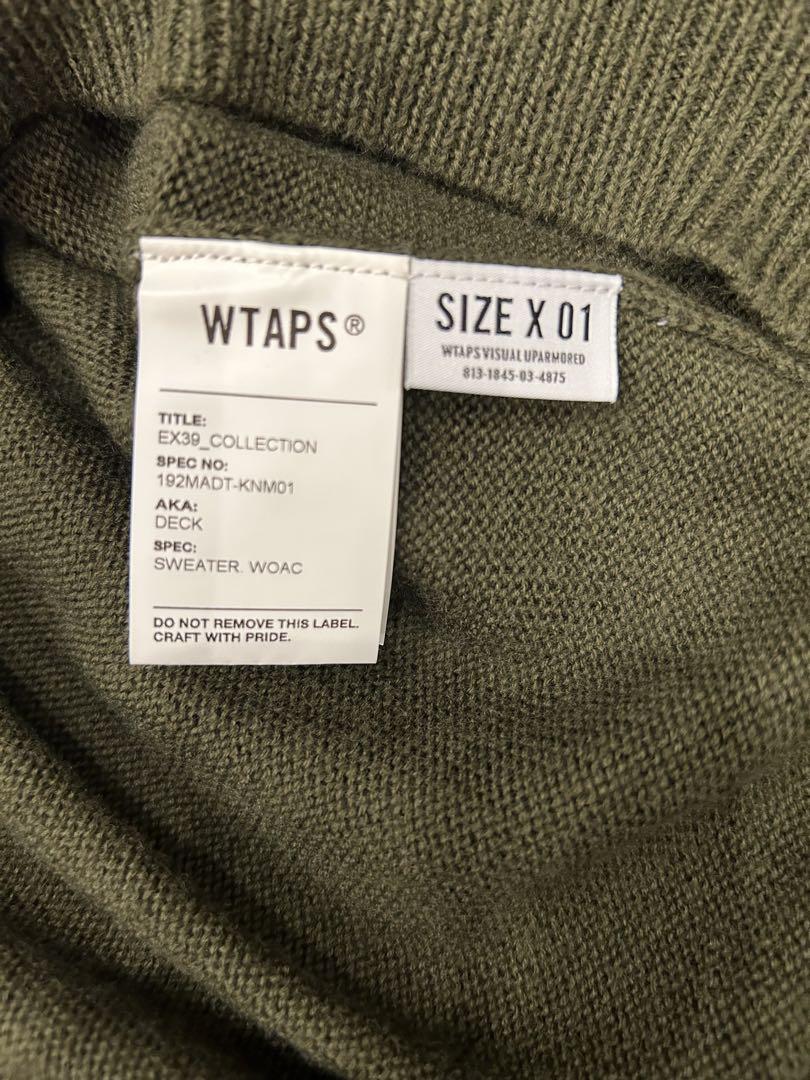 WTAPS DECK SWEATER サイズX01 WTAPS DECK SWEATER サイズX01