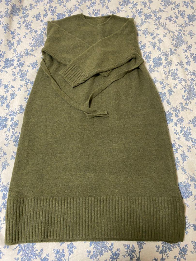 ストマーク Vネックコクーンニットワンピース完売品 sfTcm-m84349937792 ㈥なしです