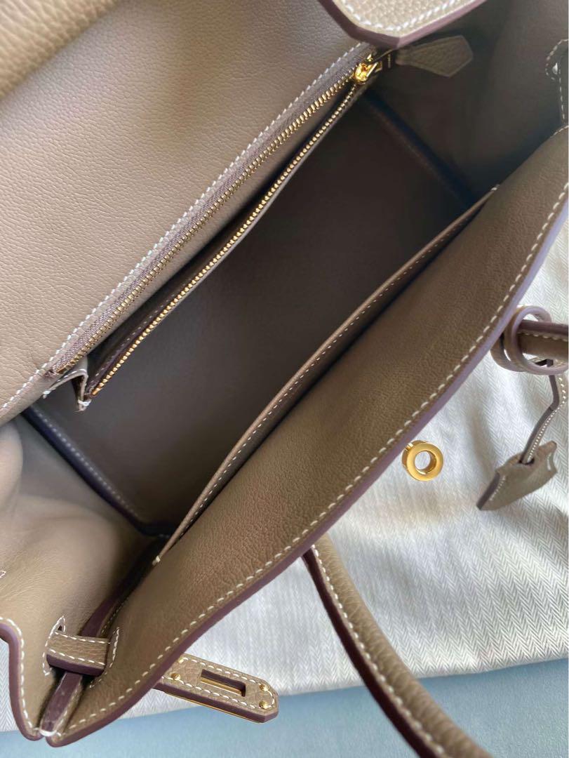 リコ  HERMES エルメス　バーキン25 ハンドバッグ　エトゥープ