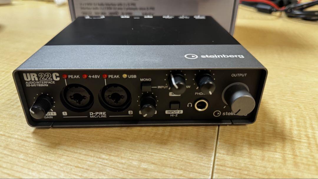 Steinberg UR22C USB type-cオーディオインターフェース