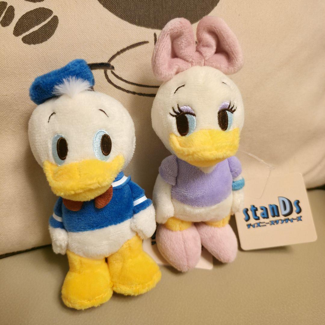 ドナルドダック デイジーダック スタンディーズ　ぬいぐるみ
