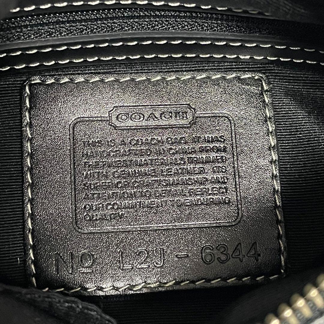 ✨極美品✨COACH コーチ ショルダーポーチ キャンバス×レザー