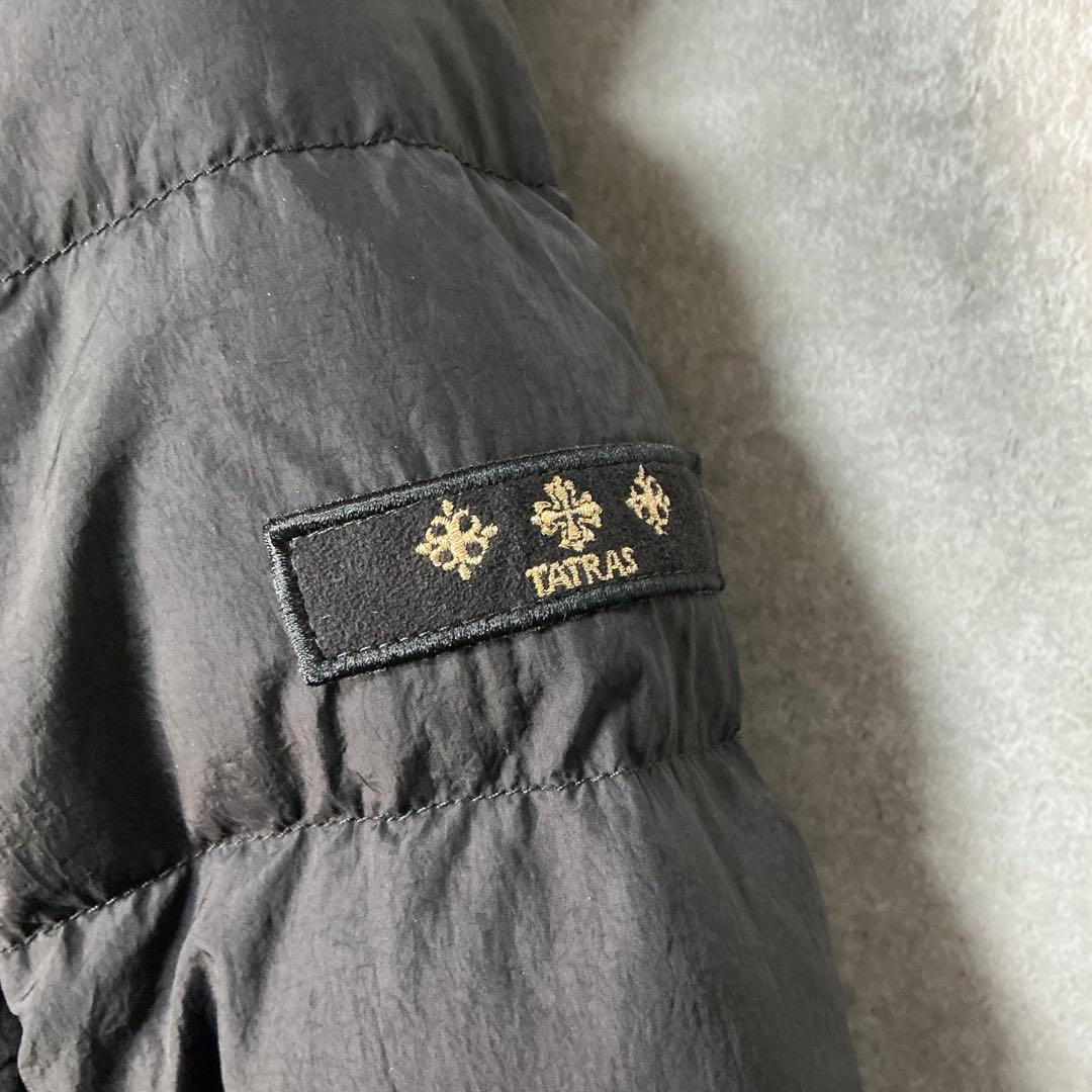 【美品】タトラス TATRAS ポリテアマ ブラック ダウン コート S 【美品】タトラス TATRAS ポリテアマ ブラック ダウン コート S