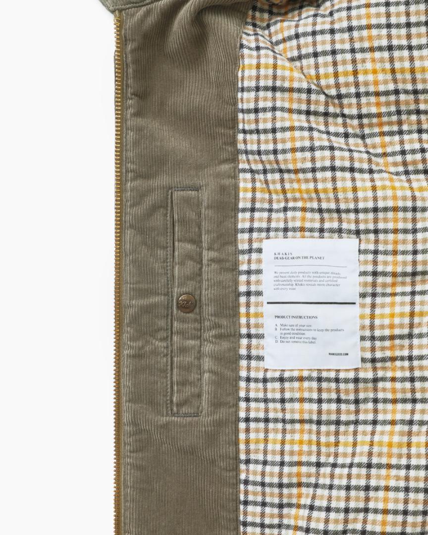 ジャケット・アウター Khakis Corduroy Swing Jacket Sage