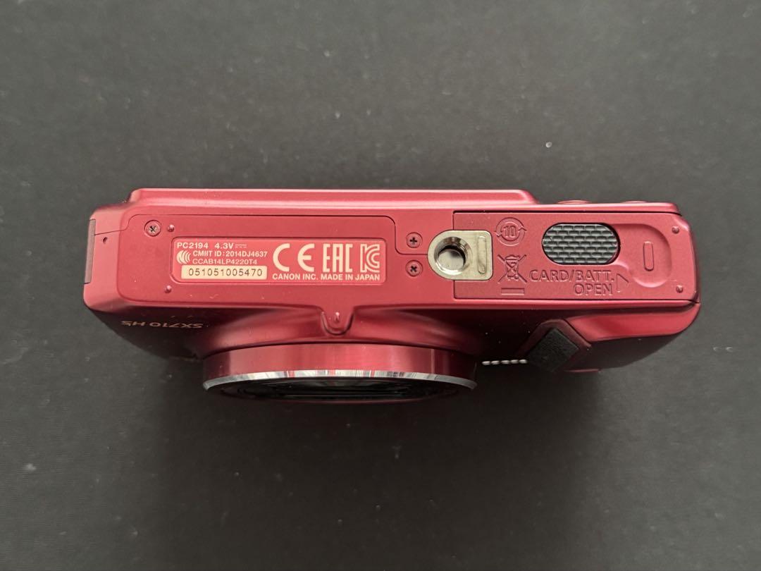 【最安値・美品】Canon SX710 HS PowerShot レッド
