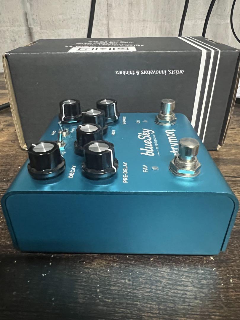 アダプター付き　strymon blueSky V2 リバーブ　エフェクター
