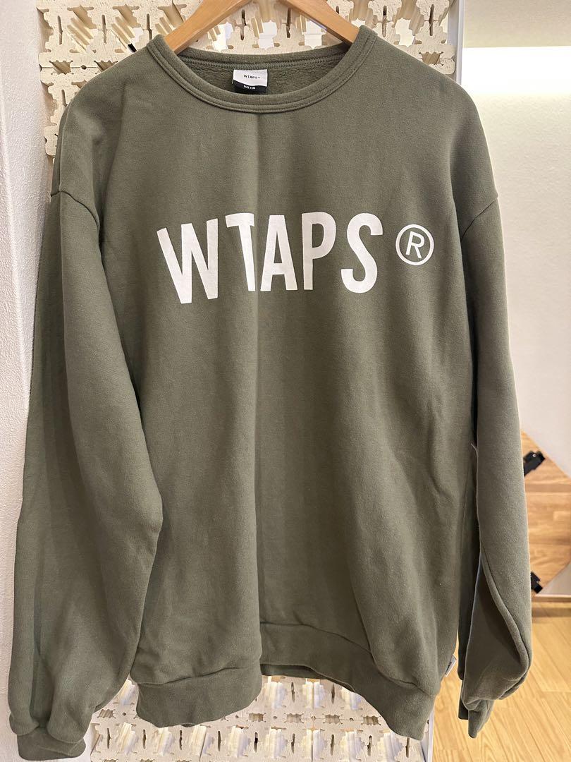 WTAPS (ダブルタップス)フロントロゴプリント スウェット トレーナー