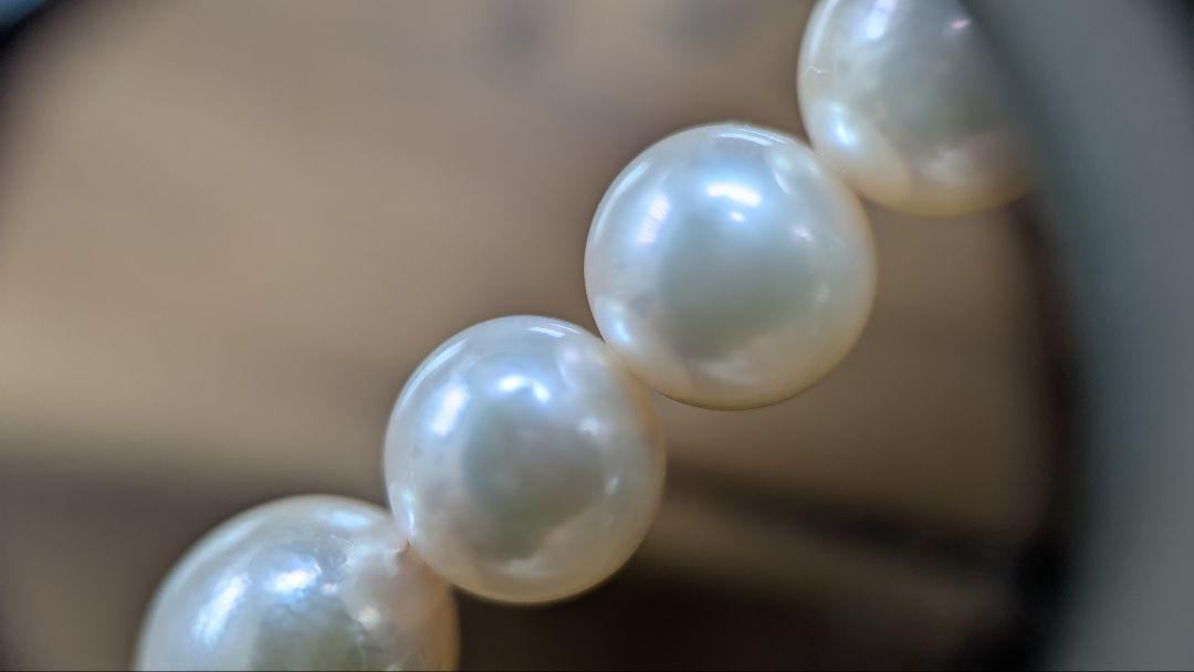 準花珠級 AkoyaPearlアコヤパール ネックレス 約7mm　a-27