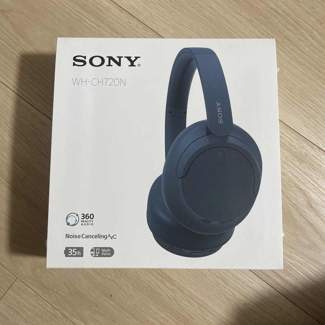 SONY WH-CH720N ブルーヘッドフォン - メルカリ