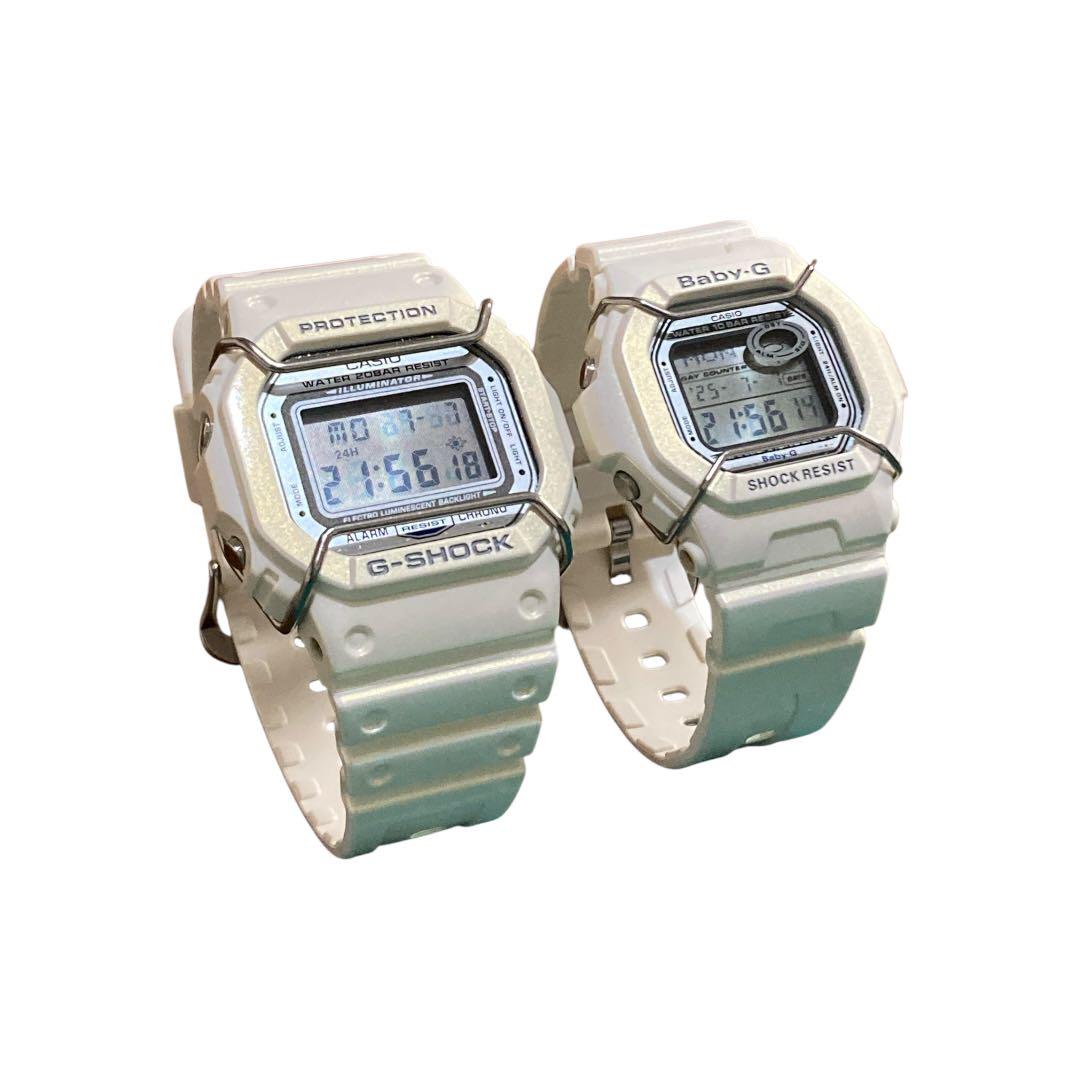 売れ筋がひクリスマスプレゼント！ CASIO G-SHOCKラバーズコレクション2001 天使と悪魔 電池交換 時計