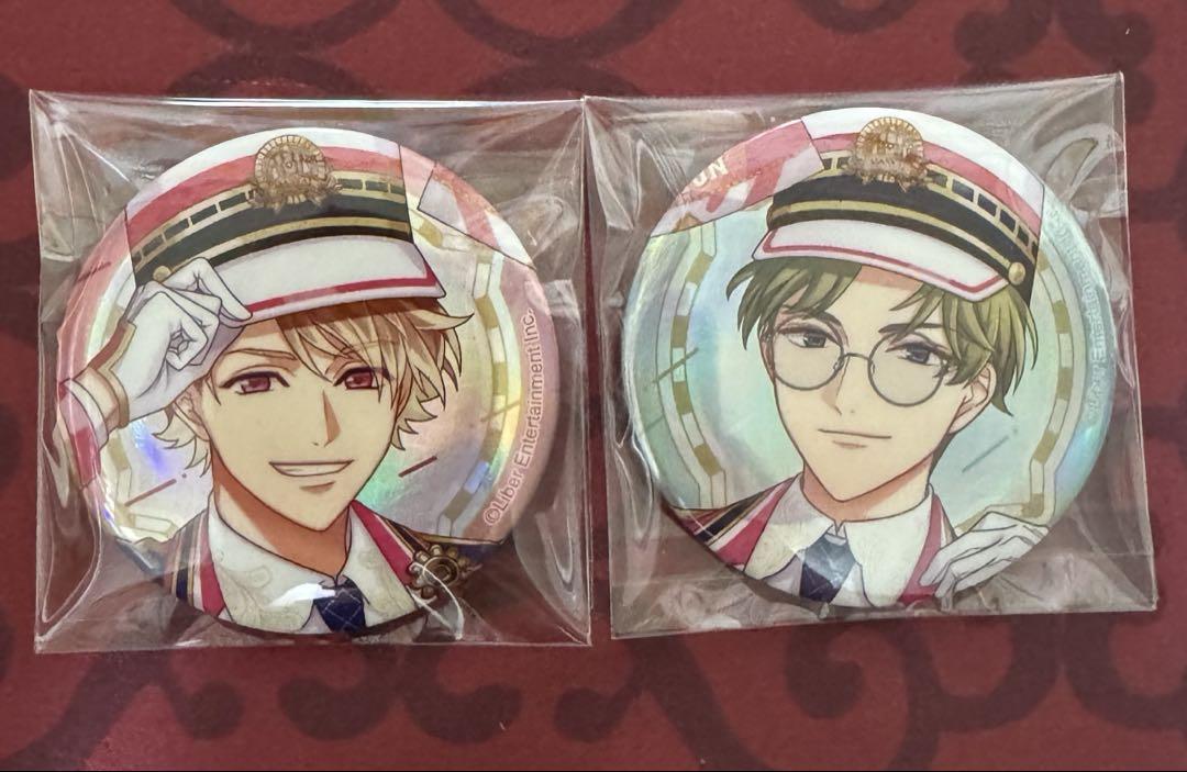A3! キャラバッジコレクション 満開feature 春組 茅ヶ崎至 卯木千景 バッジ・ピンズ 茅ヶ崎至＆卯木千景 キャラバッジ2個セット 「A3