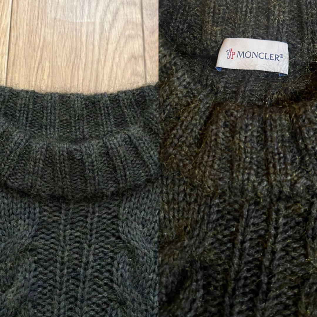 定価118800円!タグあり!モンクレール ケーブルニット ブランドロゴリボン 定価118800円!タグあり!モンクレール ケーブルニット ブランドロゴリボン