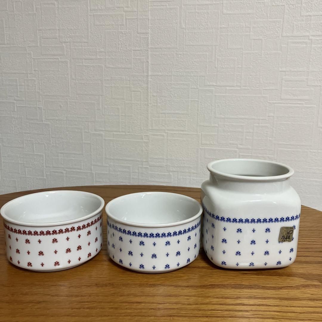 towa japan renaissance 陶器保存容器3点