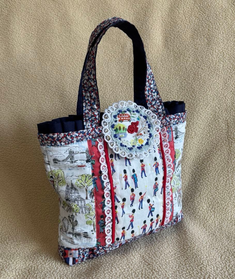 注意・予約品です:ミニ キルトバッグ♪ 注意・予約品です:ミニ キルトバッグ♪