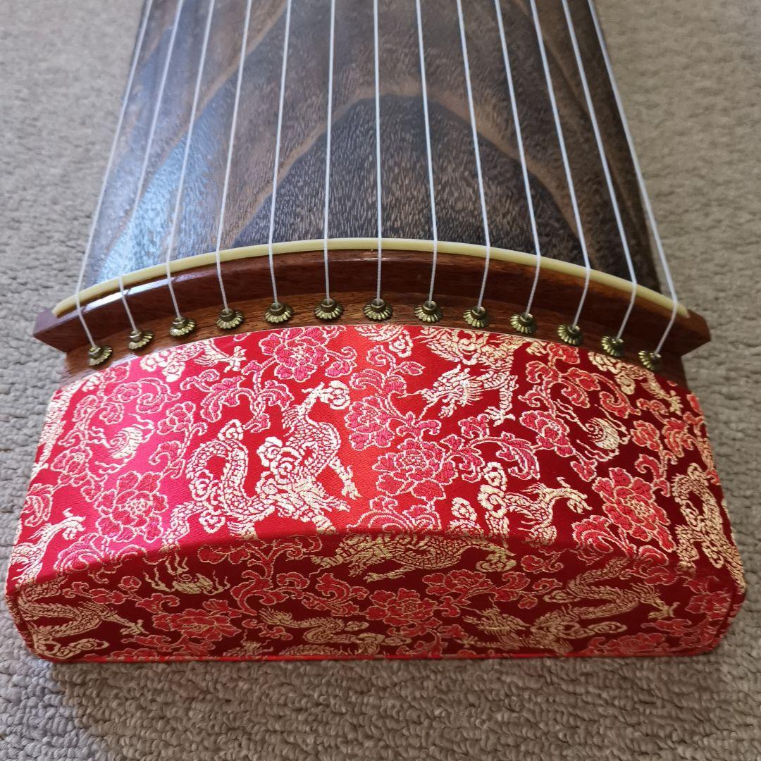 ピンク・ブルー 三味線 地唄 紅木 琴 筝 - 和楽器