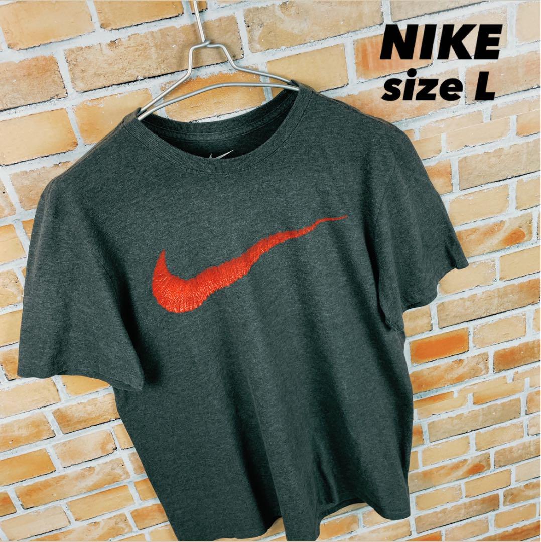 人気✨】NIKE Lサイズ グレー スウッシュ でかロゴ ビッグロゴ tシャツ - メルカリ 人気✨】NIKE Lサイズ グレー スウッシュ でかロゴ ビッグロゴ tシャツ - メルカリ
