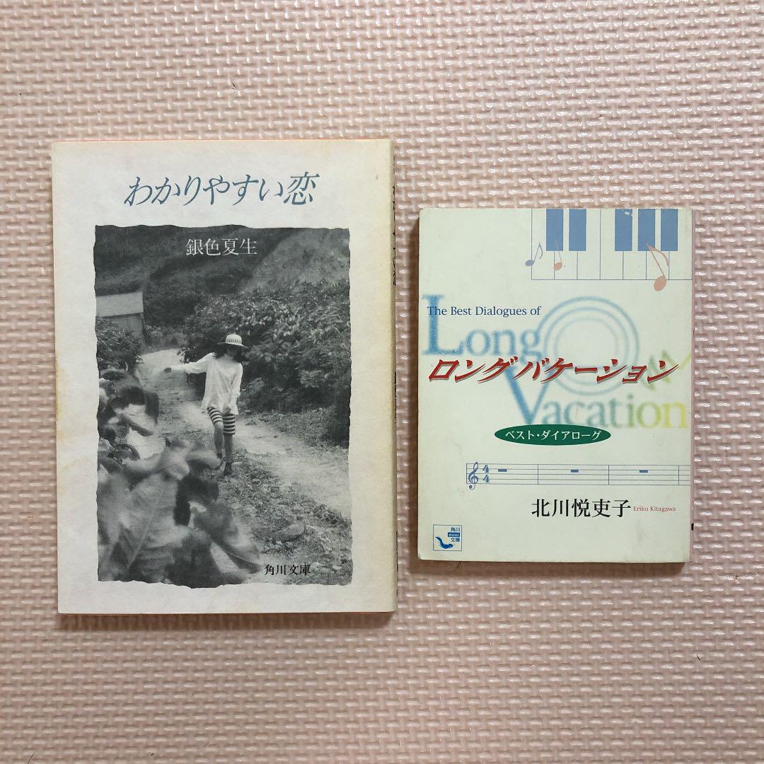メルカリ わかりやすい恋 銀色夏生 ロングバケーション 北川悦吏子 2冊 文学 小説 300 中古や未使用のフリマ