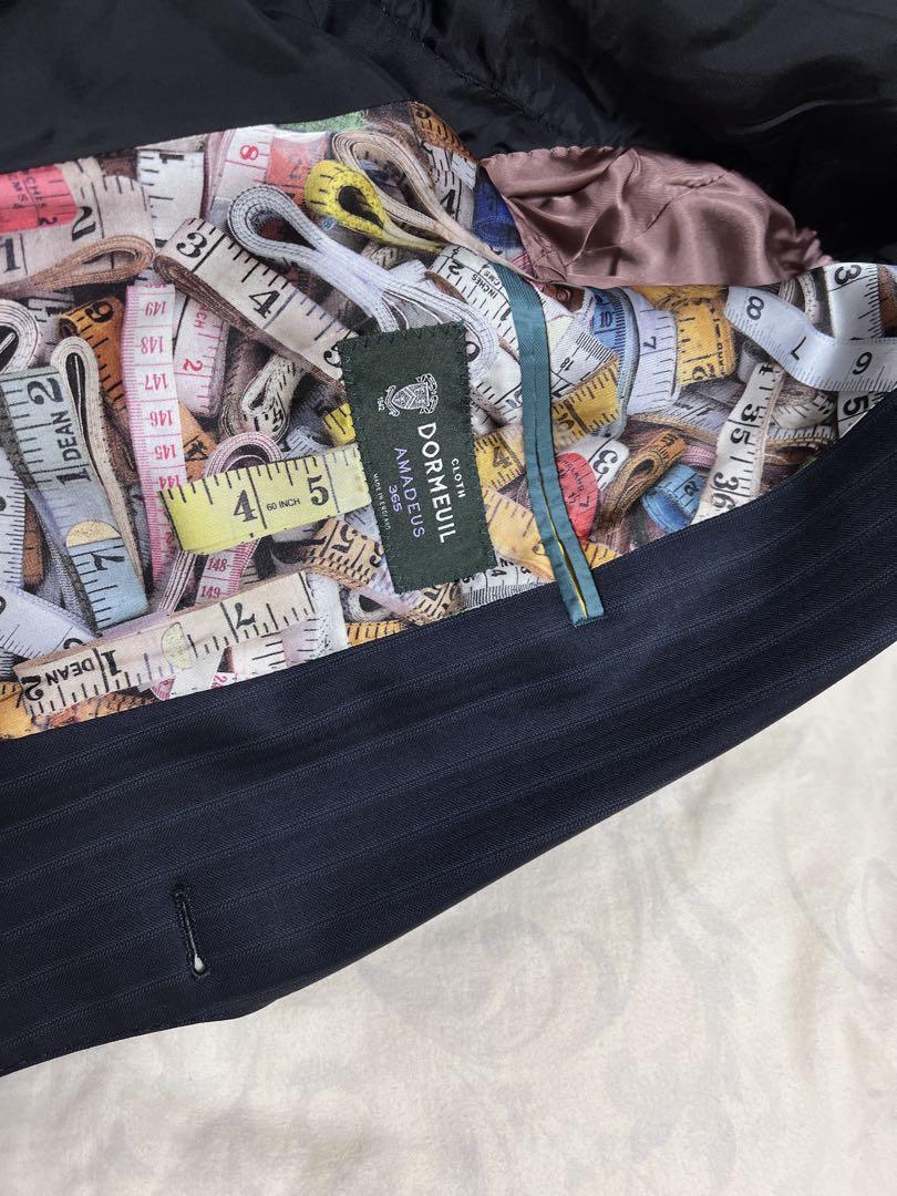 Paul Smith / DORMEUIL ネイビー ストライプ スーツ