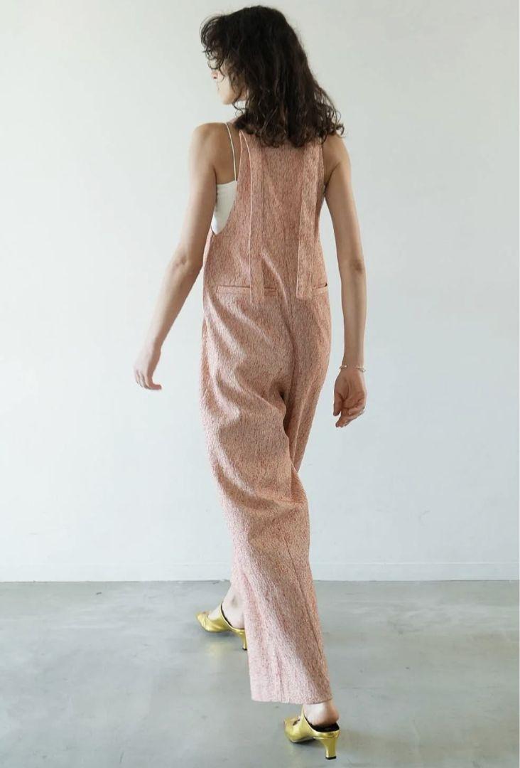 clane サロペット　ピンク【 COCOON SALOPETTE PANTS】