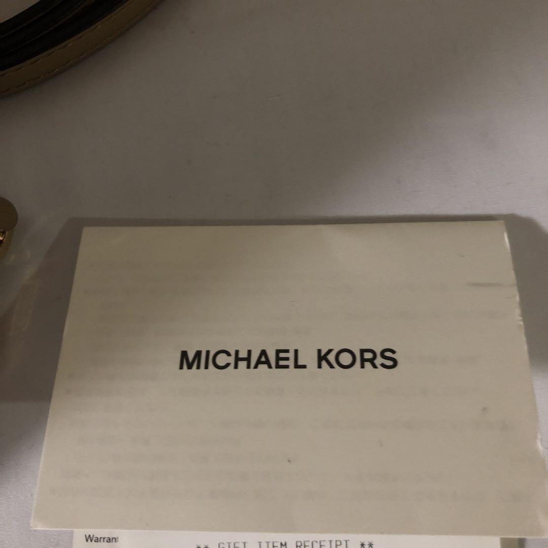 MICHAEL KORS ベージュ ハンドバッグ 時計