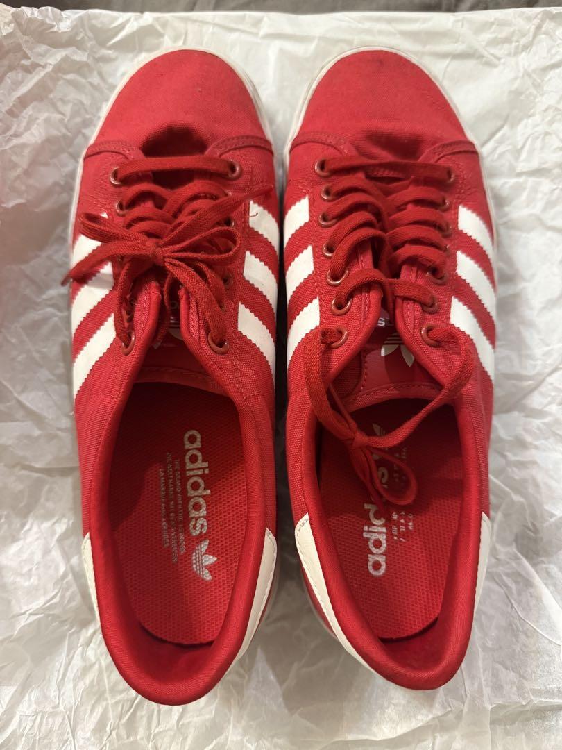 adidas レッド スニーカー 9 1/2