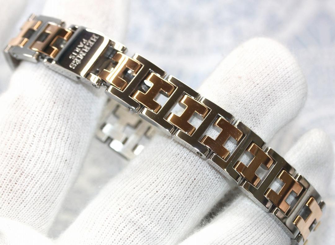 HERMES　クリッパーナクレ　CL4.222　ベゼルDiaシェルDial