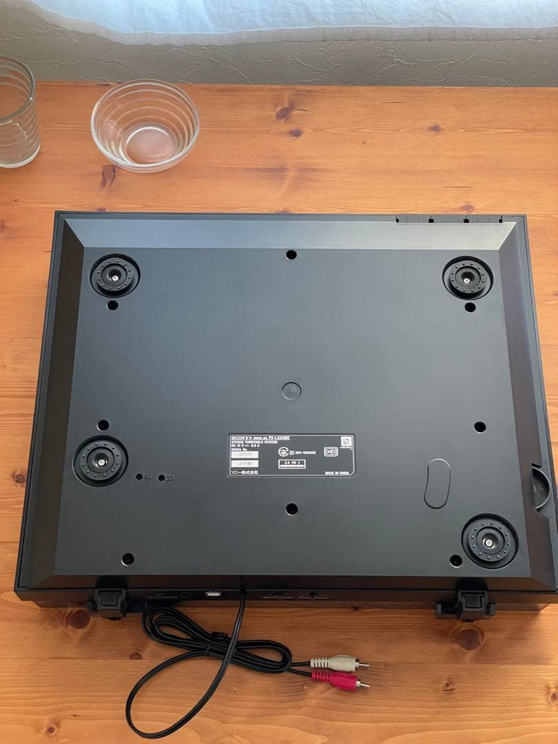 SONY レコードプレーヤー ブラック SONY レコードプレーヤー ブラック