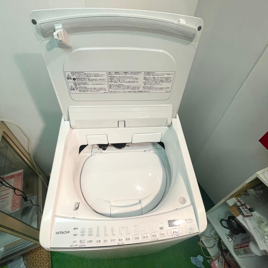 美品 HITACHI 日立 洗濯8㎏/乾燥4.5㎏ 洗濯乾燥機BW-DV80G 美品 HITACHI 日立 洗濯8㎏/乾燥4.5㎏ 洗濯乾燥機BW-DV80G