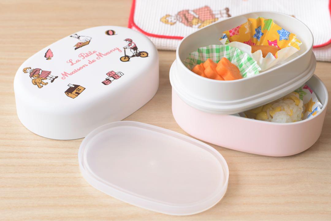 マニー プチメゾン コンパクト ランチボックス お弁当箱 ツートンカラー  新品