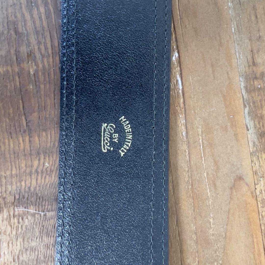 GUCCI GGスプリーム インターロッキング キャンバス ベルト ゴールド金具
